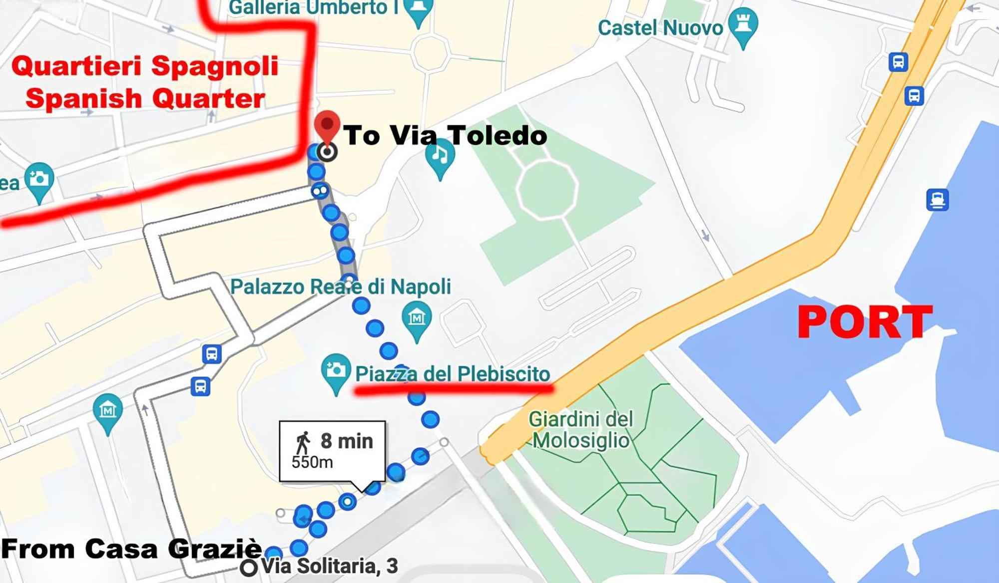 Apartmán Casa Grazie Neapol Exteriér fotografie